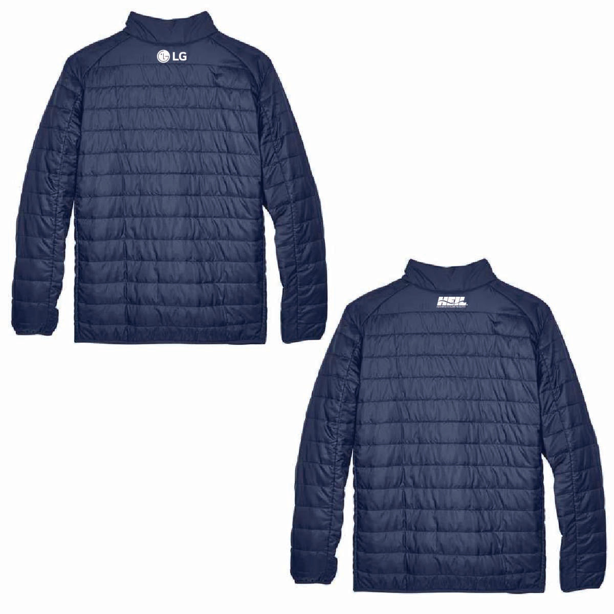 Core 365 Men's Packable Puffer Jacket with SASCO/CASCO Logo