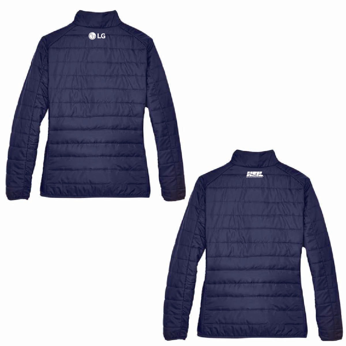 Core 365 Women's Packable Puffer Jacket with SASCO/CASCO Logo