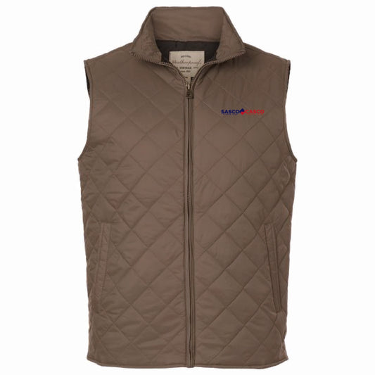 Weatherproof Men's Vintage Diamond Quilted Vest with SASCO/CASCO Logo