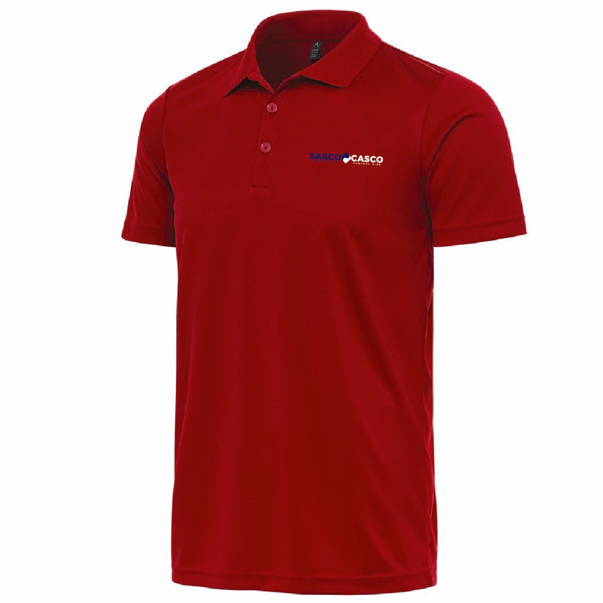 Antigua Men's Flex Polo with SASCO/CASCO Logo