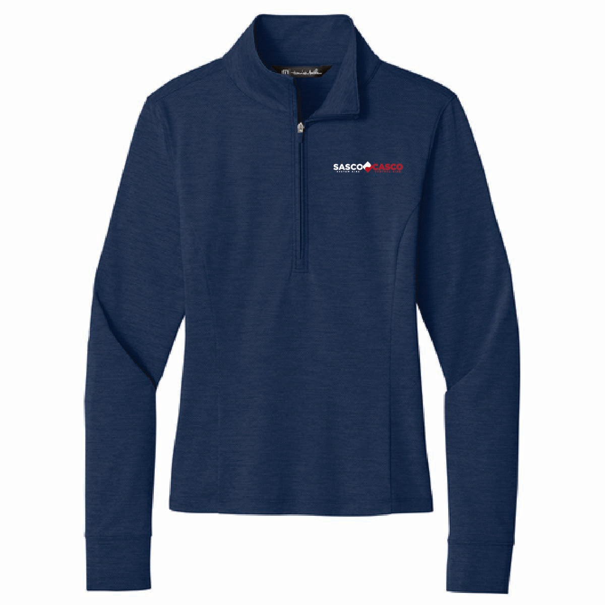 TravisMathew Women's Onward 1/4 Zip with SASCO/CASCO Logo