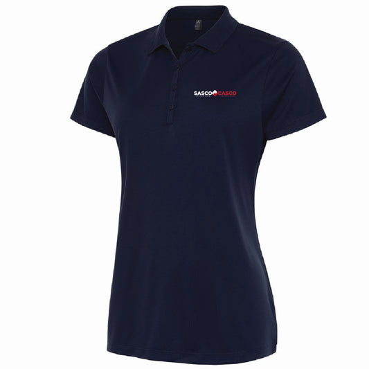 Antigua Women's Flex Polo with SASCO/CASCO Logo