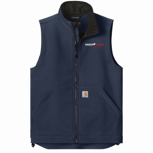 Carhartt Men's Rain Defender Soft Shell Vest with SASCO/CASCO Logo