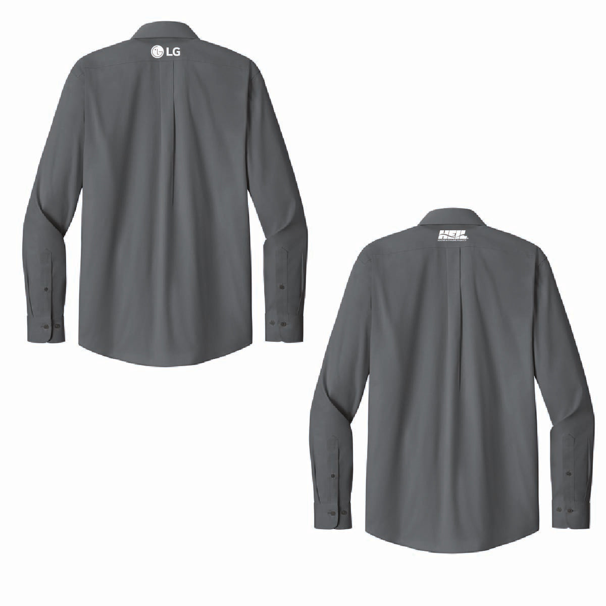 Brooks Brothers Men's Pinpoint Long Sleeve Shirt with SASCO/CASCO Logo