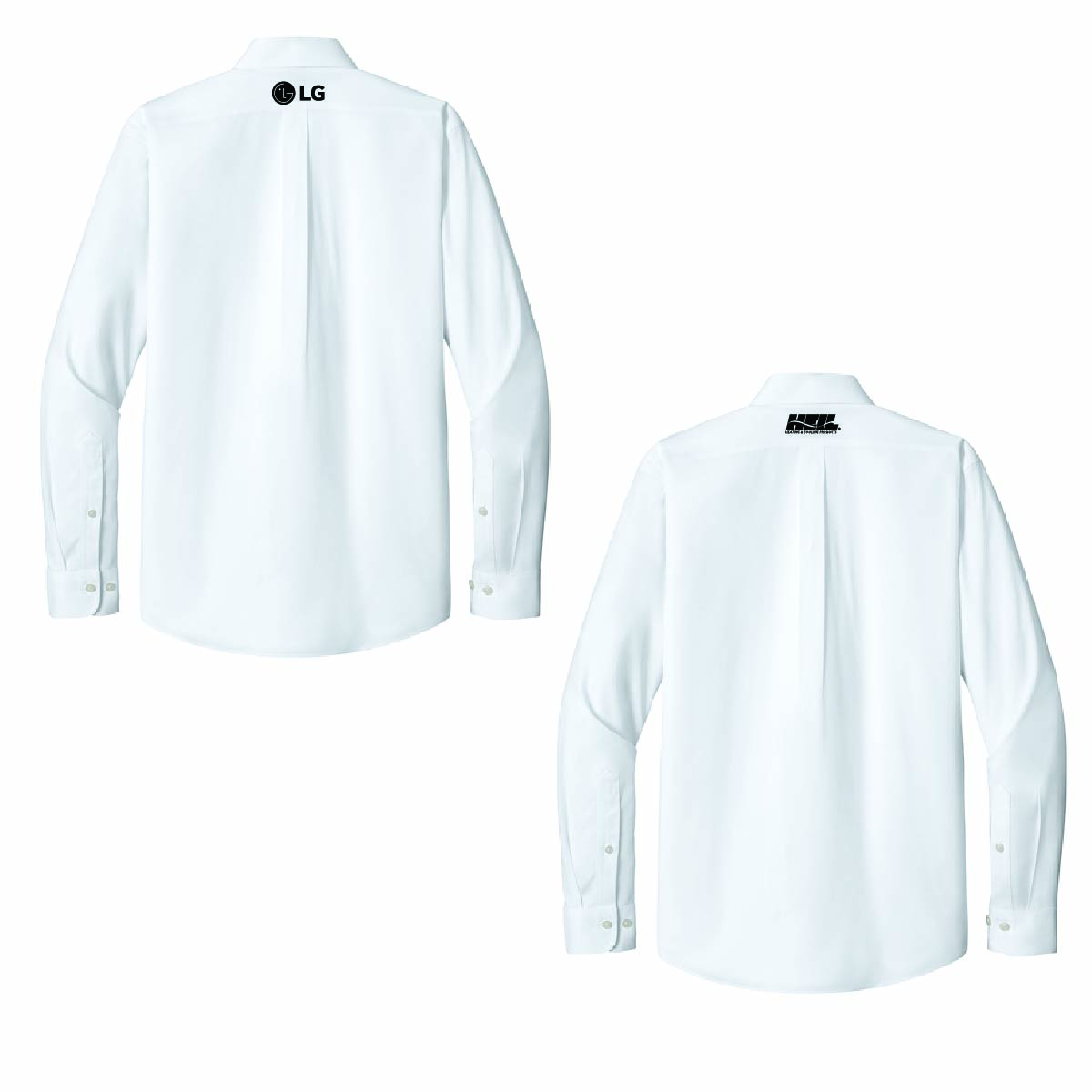 Brooks Brothers Men's Pinpoint Long Sleeve Shirt with SASCO/CASCO Logo