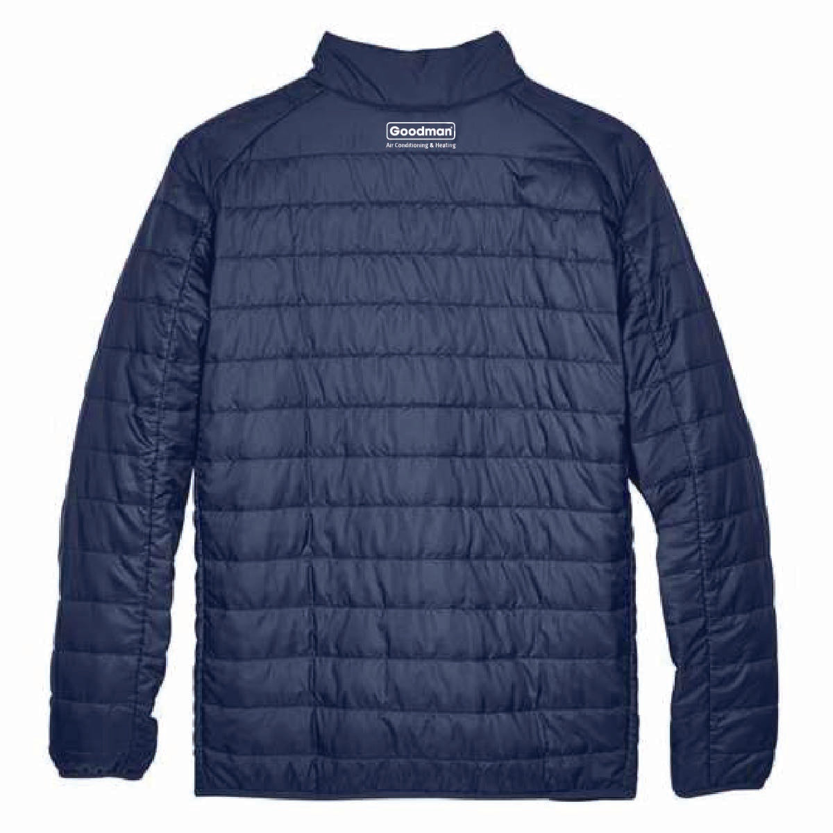 Core 365 Men's Packable Puffer Jacket with Spiral Air Logo