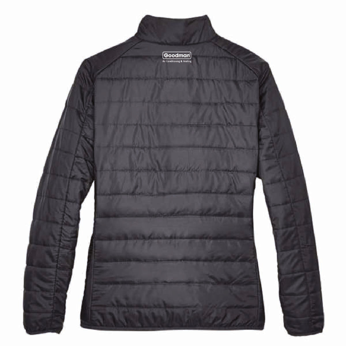 Core 365 Women's Packable Puffer Jacket with Spiral Air Logo