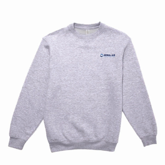 Lane 7 Unisex Premium Crewneck Sweatshirt with Spiral Air Logo