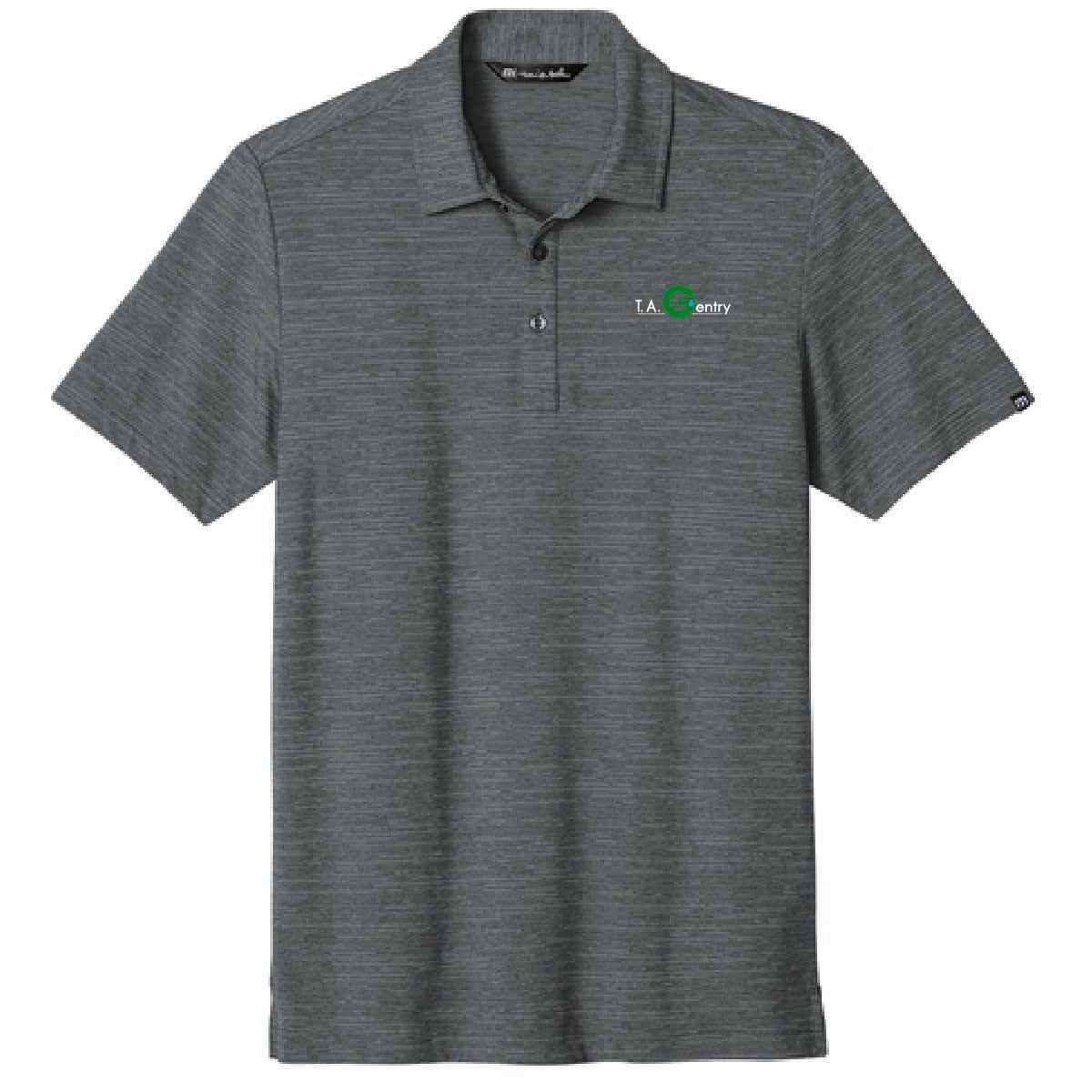 TravisMathew Men's Crestview Polo with TA Gentry Logo