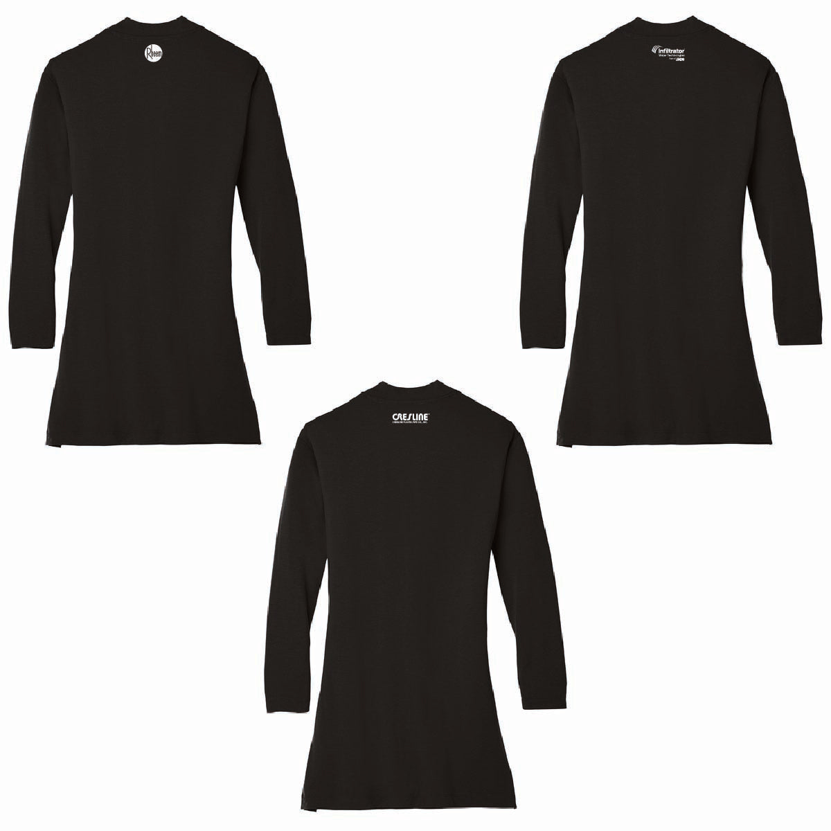 Port Authority Women's Long Pocket Knit Cardigan with TA Gentry Logo
