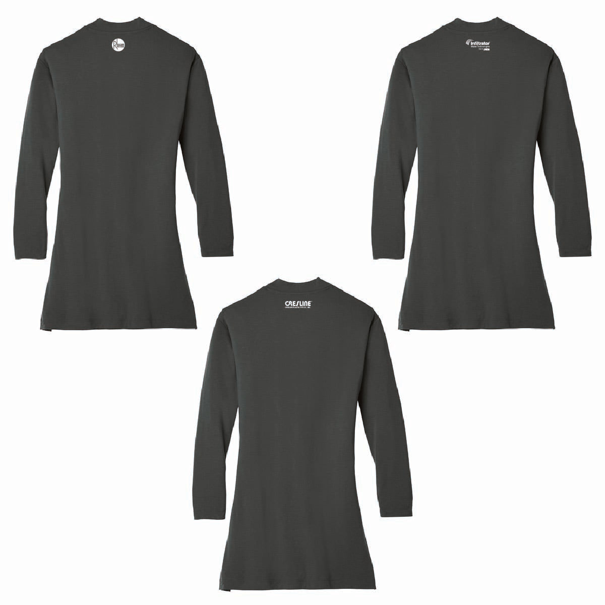 Port Authority Women's Long Pocket Knit Cardigan with TA Gentry Logo