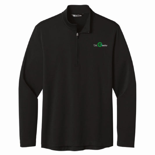 TravisMathew Men's Onward 1/4 Zip with TA Gentry Logo