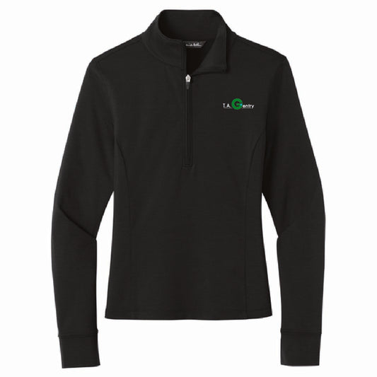 TravisMathew Women's Onward 1/4 Zip with TA Gentry Logo
