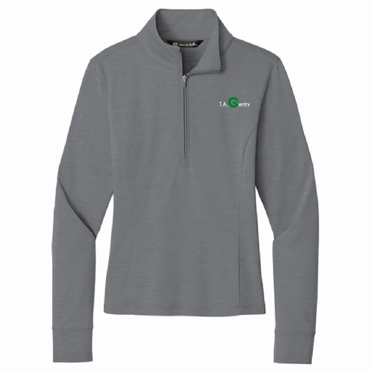 TravisMathew Women's Onward 1/4 Zip with TA Gentry Logo