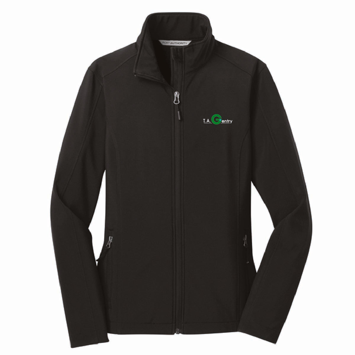 Port Authority Women's Core Soft Shell Jacket with TA Gentry Logo