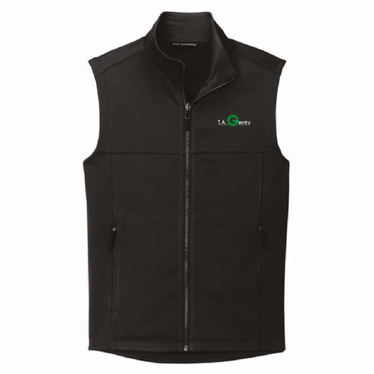 Port Authority Men's Smooth Fleece Vest with TA Gentry Logo