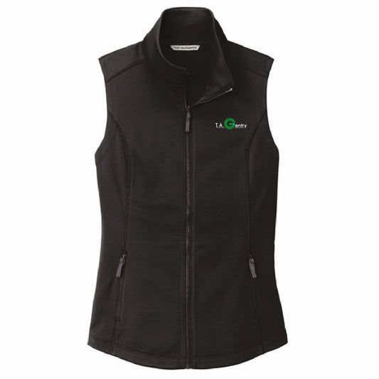 Port Authority Women's Smooth Fleece Vest with TA Gentry Logo