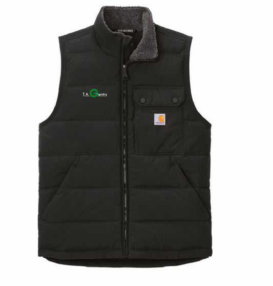 Carhartt Men's Montana Insulated Vest with TA Gentry Logo