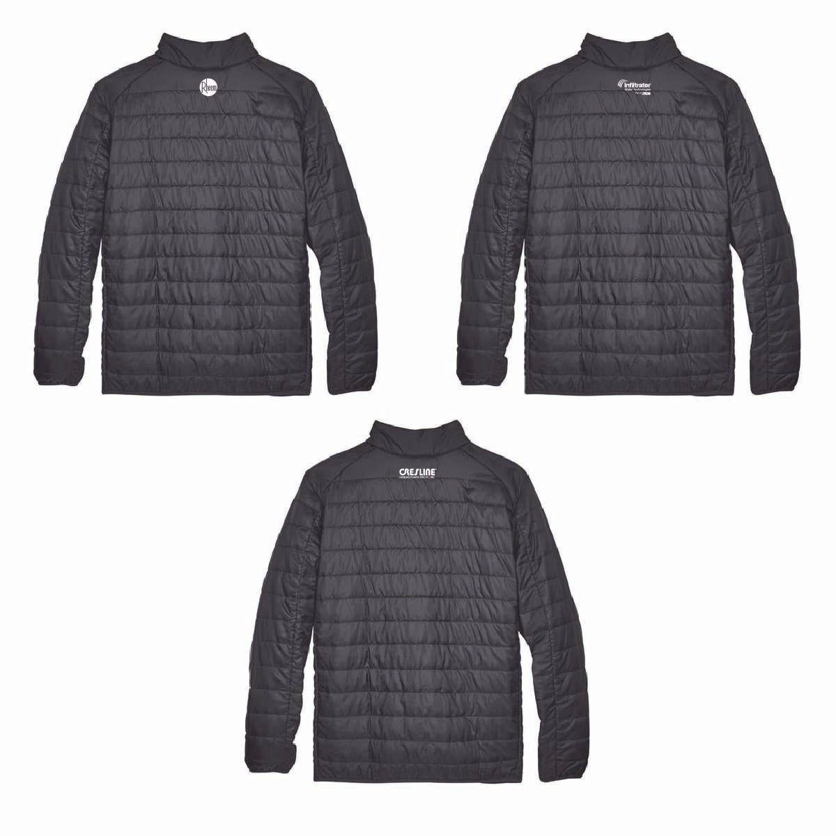 Core 365 Men's Packable Puffer Jacket with TA Gentry Logo