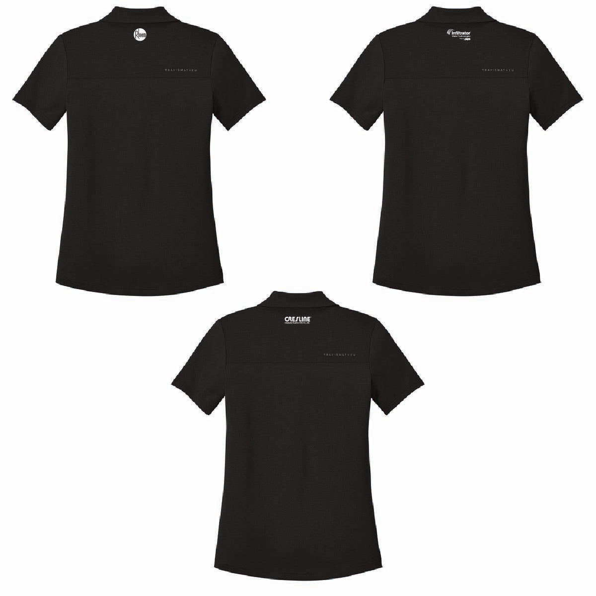 TravisMathew Women's Onward Polo with TA Gentry Logo
