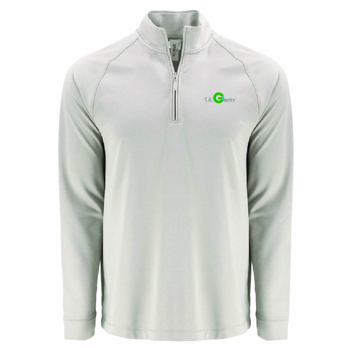Clique by Cutter Men's Dash 1/4 Zip Sweatshirt with TA Gentry Logo