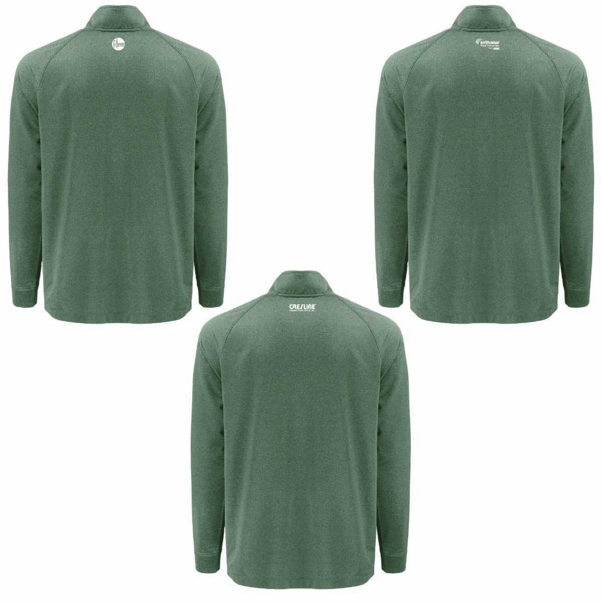 Clique by Cutter Men's Dash 1/4 Zip Sweatshirt with TA Gentry Logo