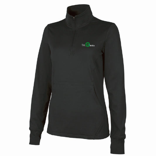 Charles River Women's Nu Fitness Pullover with TA Gentry Logo