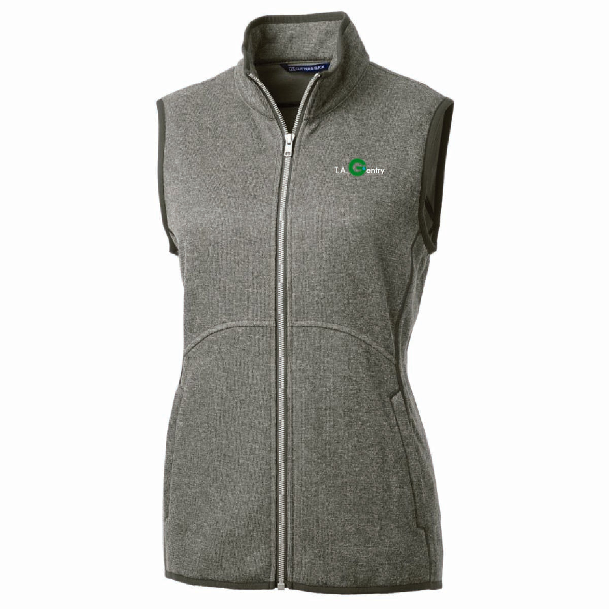 Cutter & Buck Women's Sweater-Knit Vest with TA Gentry Logo