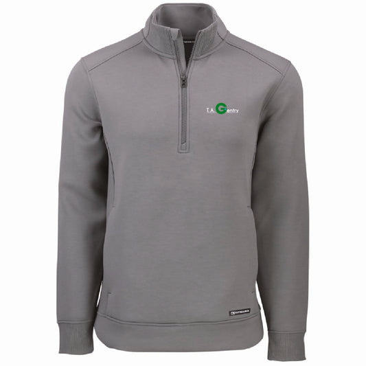 Cutter & Buck Men's Roam 1/4 Zip Pullover with TA Gentry Logo