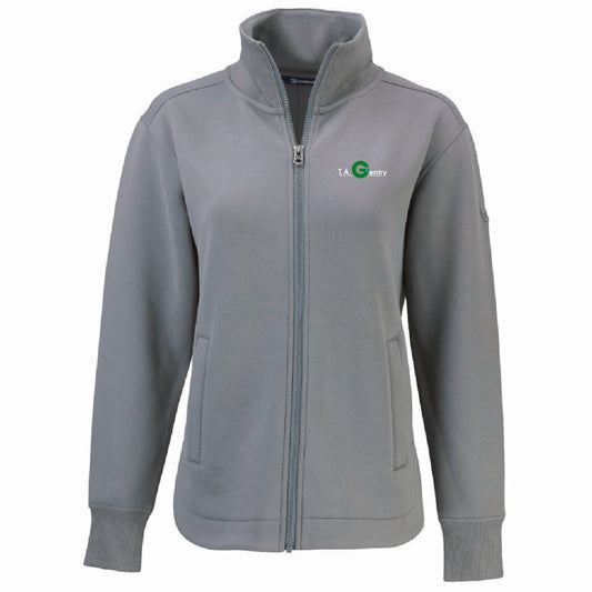 Cutter & Buck Women's Roam Full Zip Jacket with TA Gentry Logo