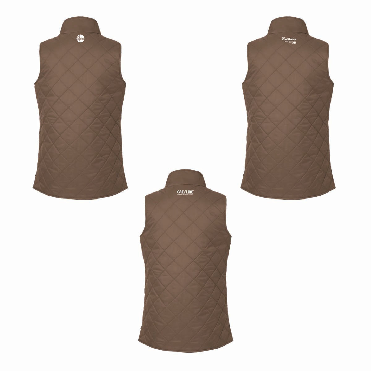 Weatherproof Women's Vintage Diamond Quilted Vest with TA Gentry Logo