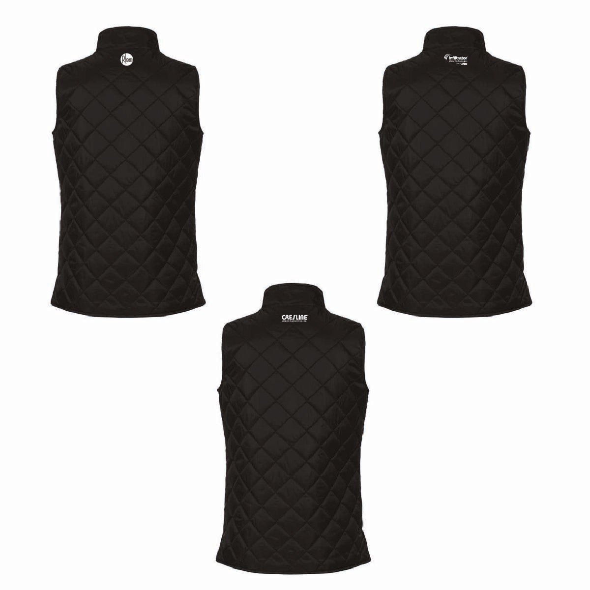 Weatherproof Women's Vintage Diamond Quilted Vest with TA Gentry Logo