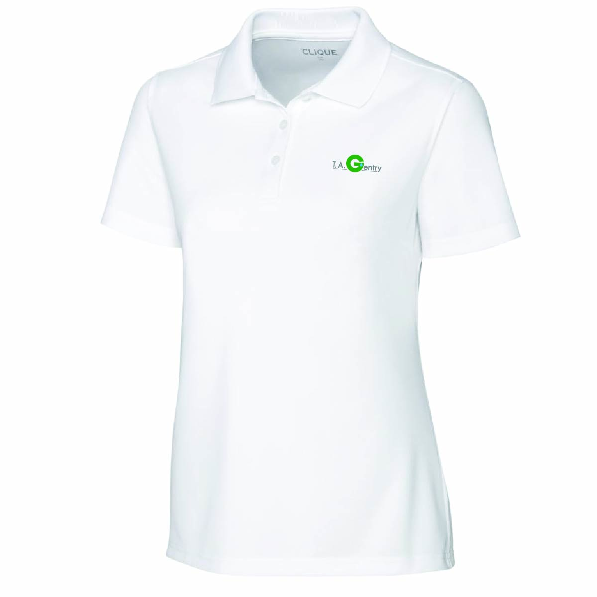 Clique by Cutter Women's Spin Performance Polo with TA Gentry Logo