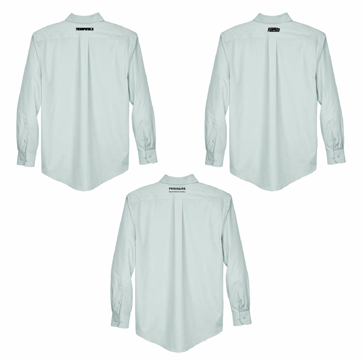 Devon & Jones Men's Broadcloth Woven Dress Shirt with TML Supply Logo
