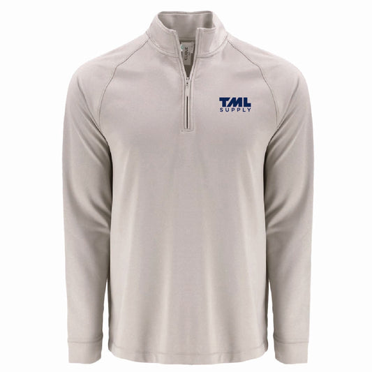 Clique by Cutter Men's Dash 1/4 Zip Sweatshirt with TML Supply Logo