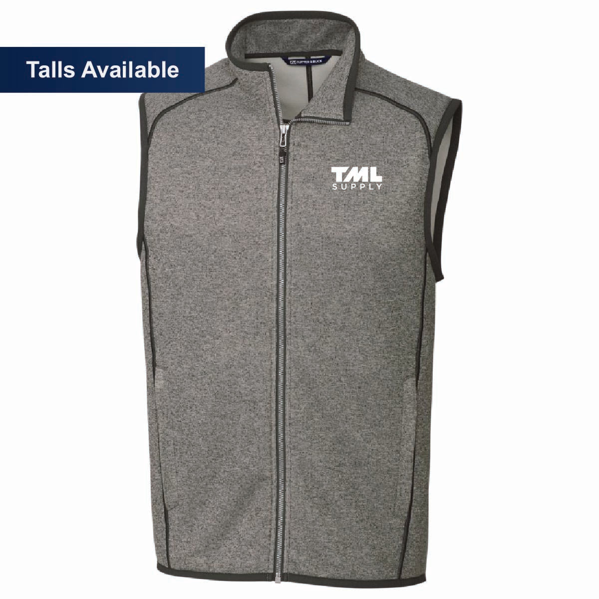 Cutter & Buck Men's Sweater-Knit Vest with TML Supply Logo