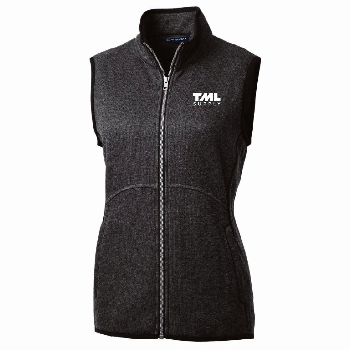 Cutter & Buck Women's Sweater-Knit Vest with TML Supply Logo