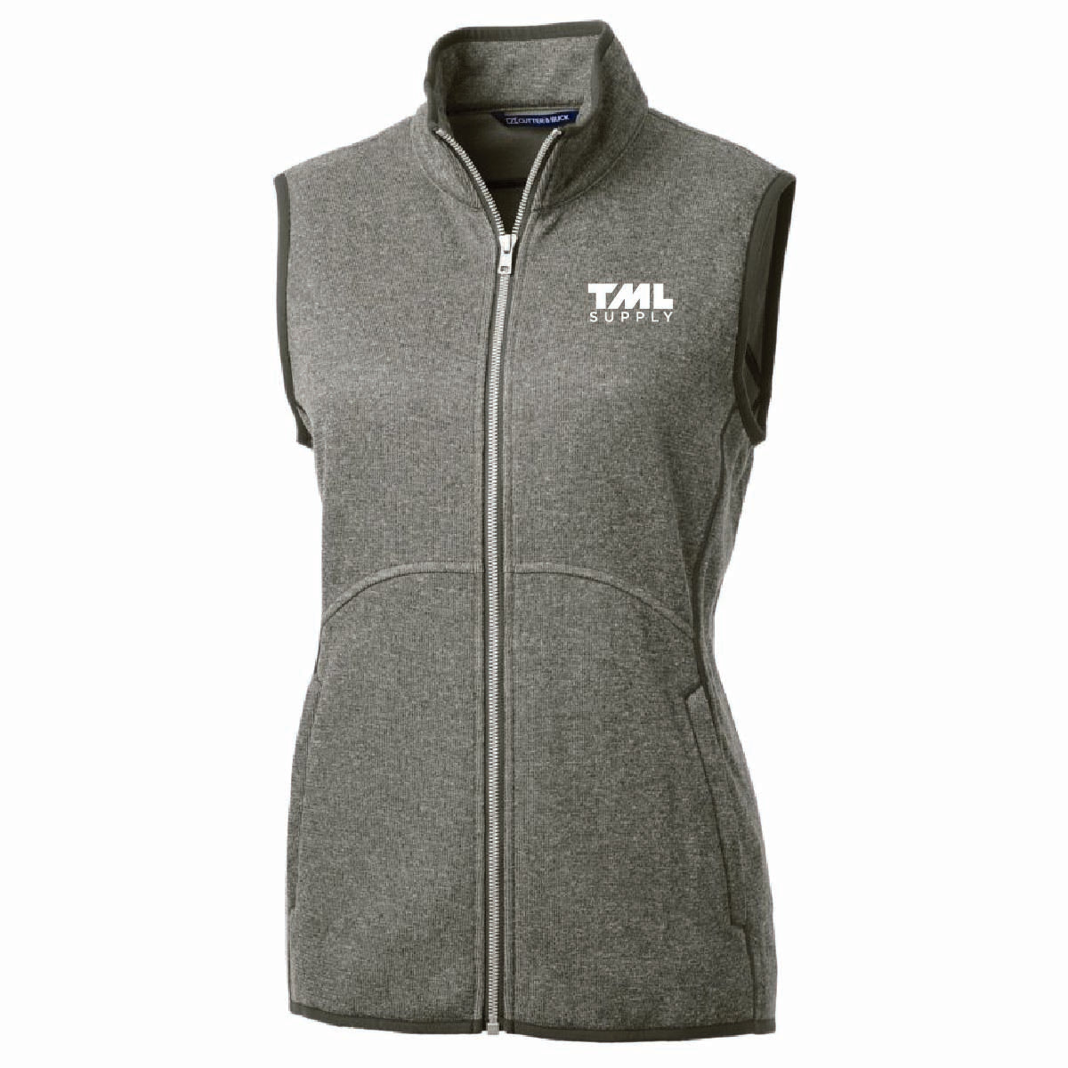 Cutter & Buck Women's Sweater-Knit Vest with TML Supply Logo