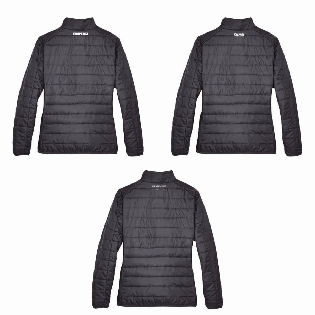 Core 365 Women's Packable Puffer Jacket with TML Supply Logo