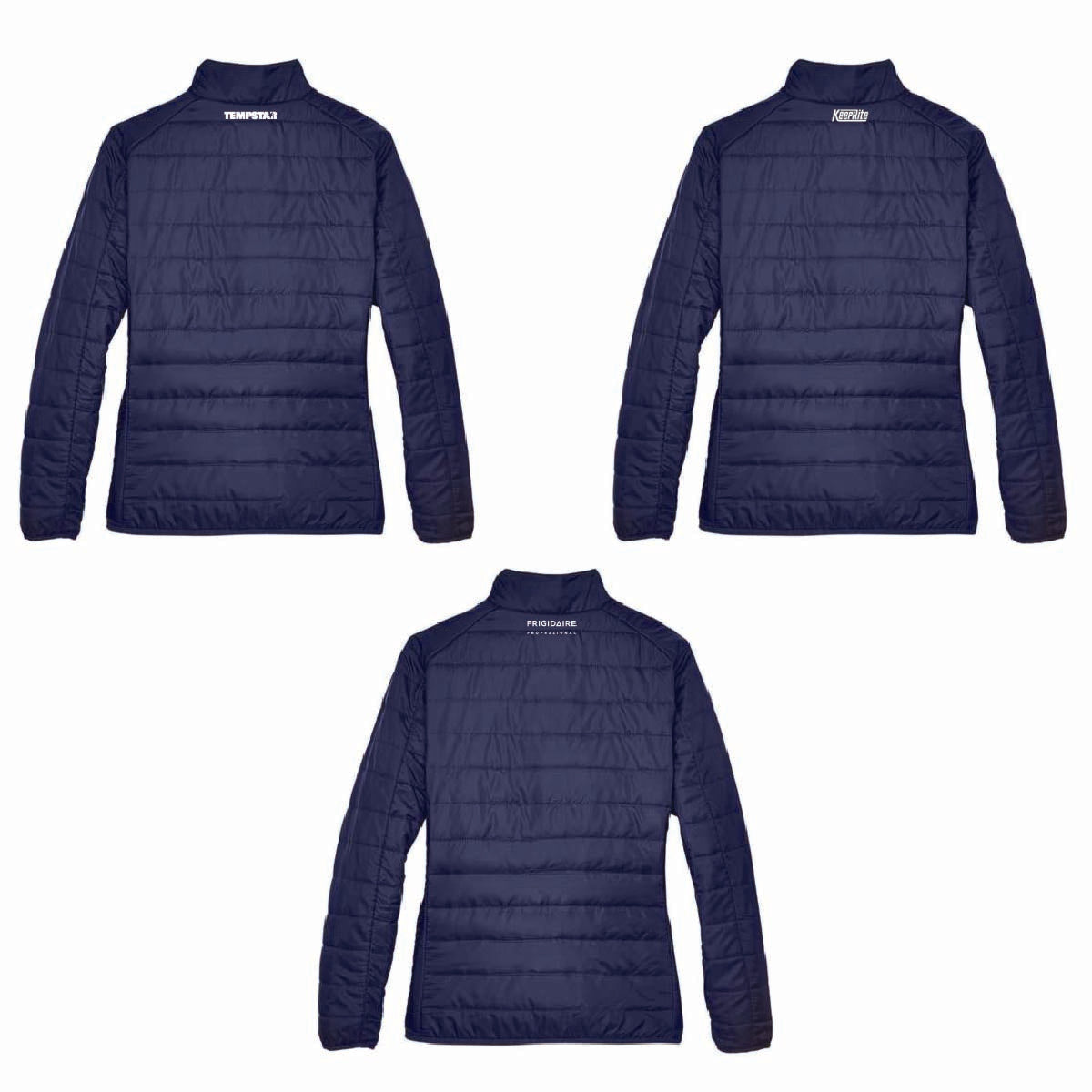 Core 365 Women's Packable Puffer Jacket with TML Supply Logo