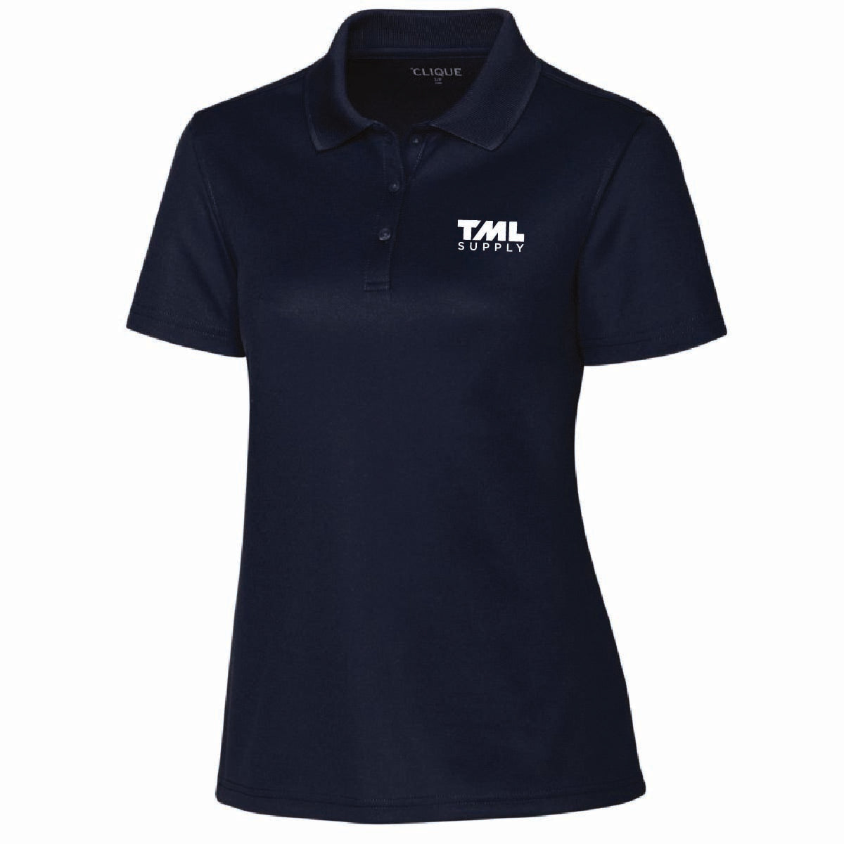 Clique by Cutter Women's Spin Performance Polo with TML Supply Logo
