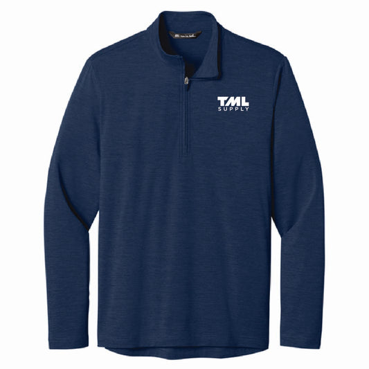 TravisMathew Men's Onward 1/4 Zip with TML Logo
