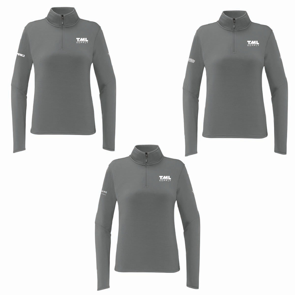 The North Face Women's Aim 1/4 Zip Fleece with TML Supply Logo