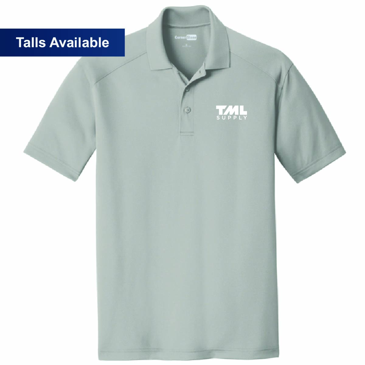 Cornerstone Men's Snag Proof Polo with TML Supply Logo
