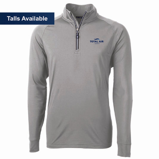 Cutter & Buck Men's Eco Stretch 1/4 Zip with Total Air Supply Logo
