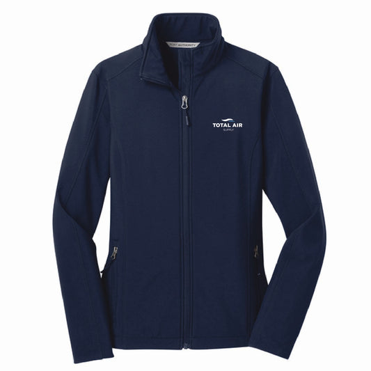 Port Authority Women's Core Soft Shell Jacket with Total Air Supply Logo
