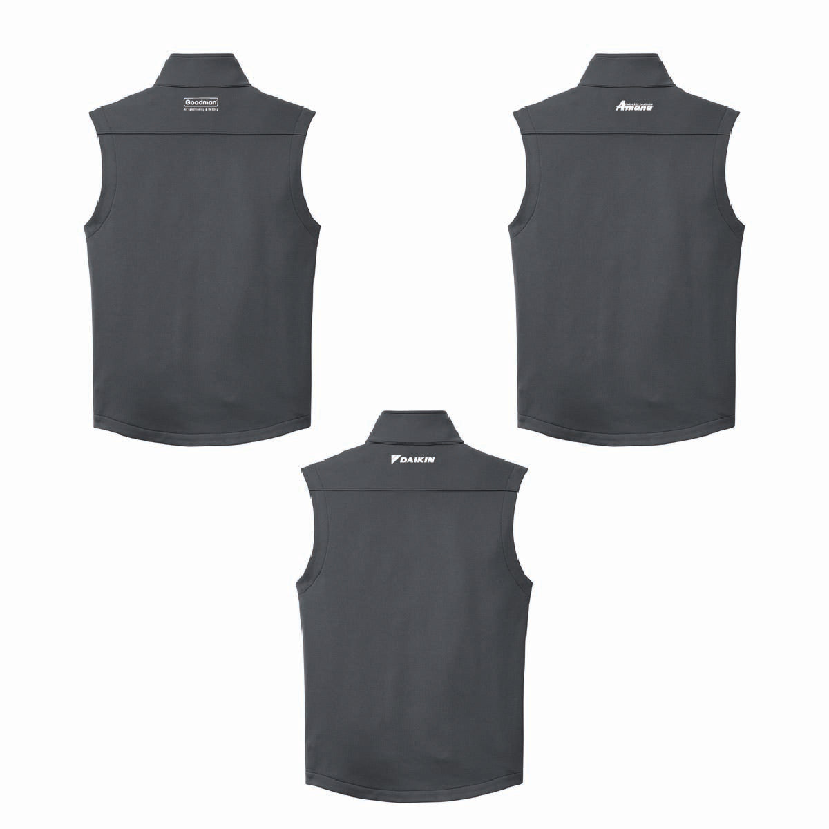 Eddie Bauer Men's Smooth Mid Layer Fleece Vest with Total Air Supply Logo