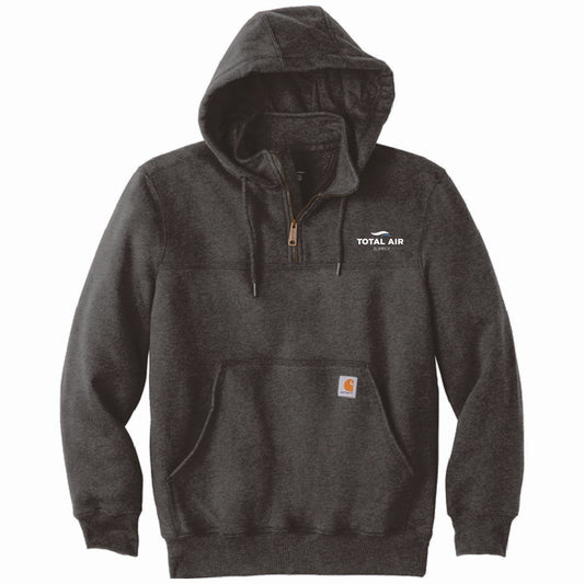 Carhartt Rain Defender Paxton Hooded Zip Mock Sweatshirt with Total Air Supply Logo