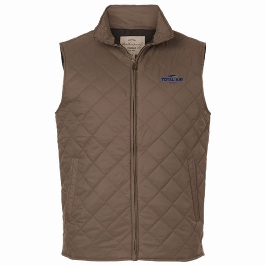 Weatherproof Men's Vintage Diamond Quilted Vest with Total Air Supply Logo