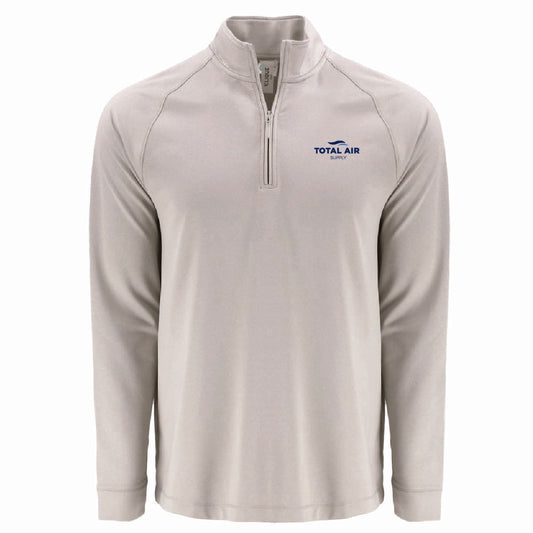 Clique by Cutter Men's Dash 1/4 Zip Sweatshirt with Total Air Supply Logo